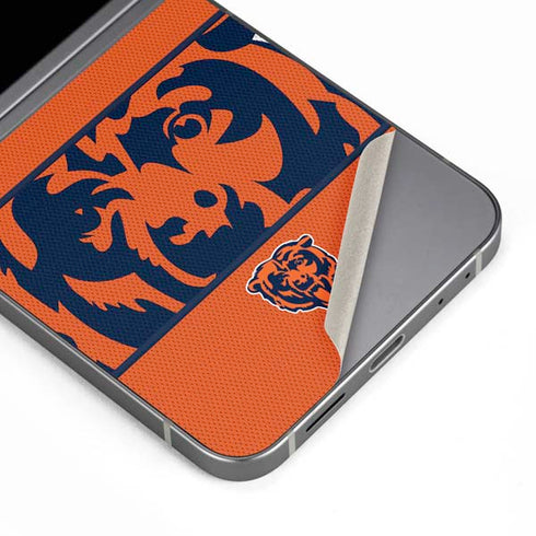 NFL Chicago Bears Zone Block Galaxy Z Flip6 Skin